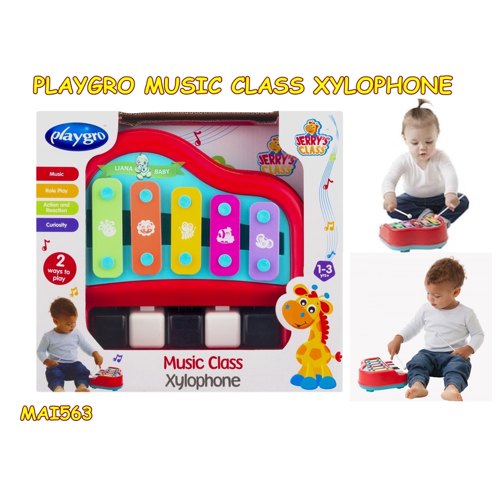 MAI563 MAINAN MUSIK PLAYGRO JC MUSIC CLASS XYLOPHONE