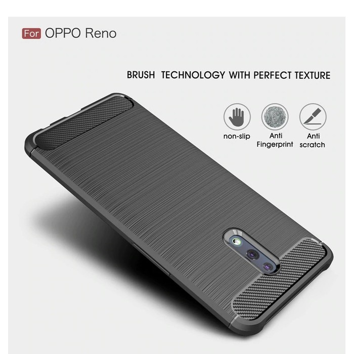 G517Case oppo reno 6 4 inch soft case brushed carbon