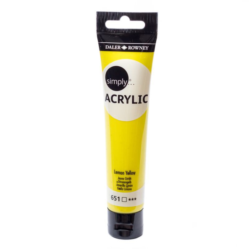 

Daler Rowney SIMPLY ACRYLIC Lemon Yellow - 75 ml (126975651)