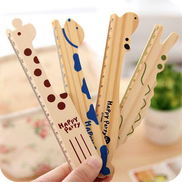 

Penggaris / Ruler Kayu Happy Friends