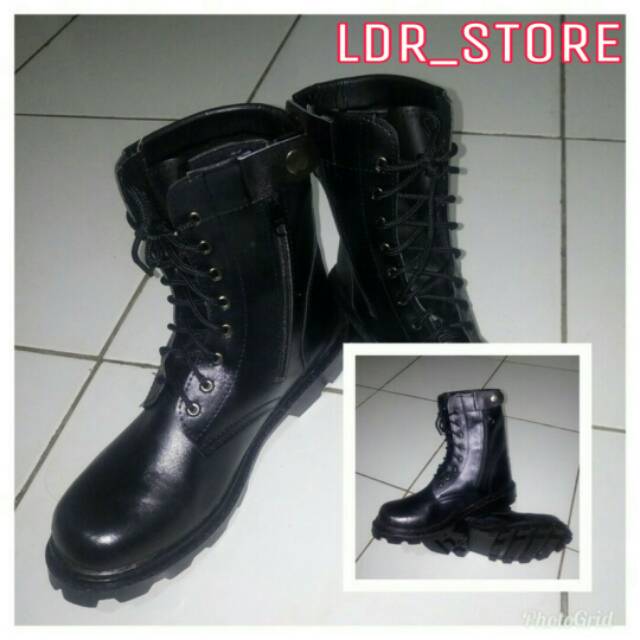Sepatu PDL PDH tinggi SATPAM.TNI.POLRI.LINMAS
