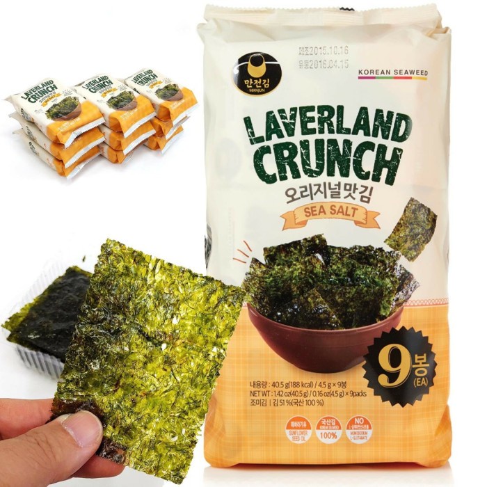 

Q0121Sa Laverland Crunch Seaweed Rumput Laut Korea Sachet 4.5 Gram - Habanero D5qs44