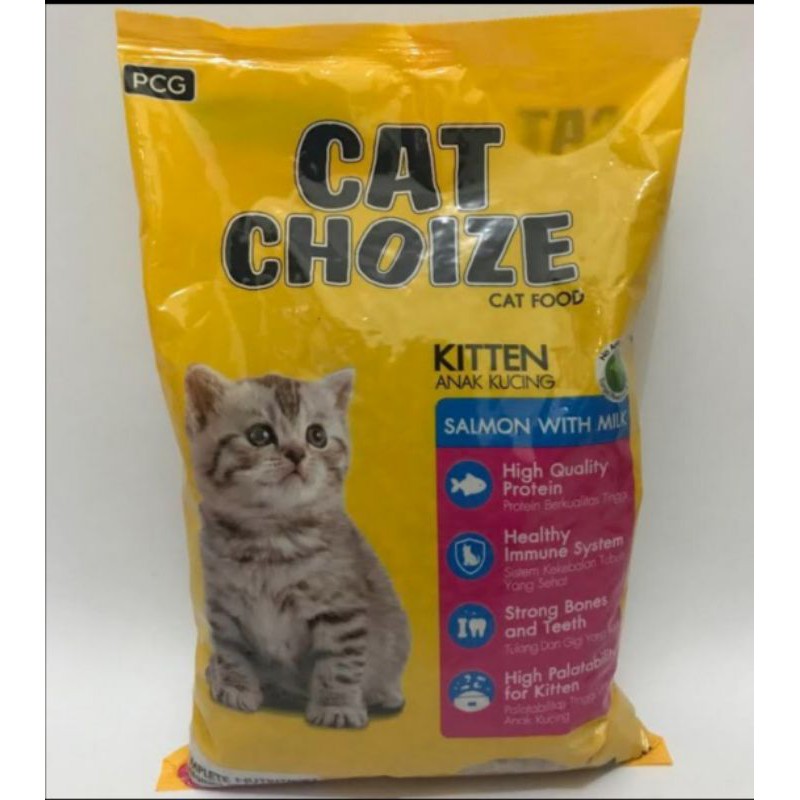 cat choize kitten 1kg makanan kucing cat choize kitten 1kg makanan anak kucing makanan kitten