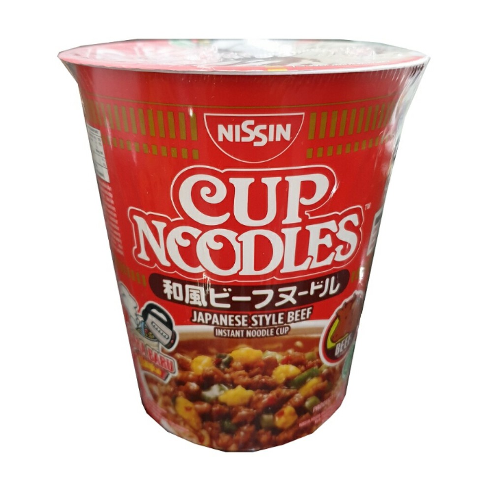 

NISSIN CUP NOODLE KALDU SAPI ALA JEPANG 12X66GR NYG038