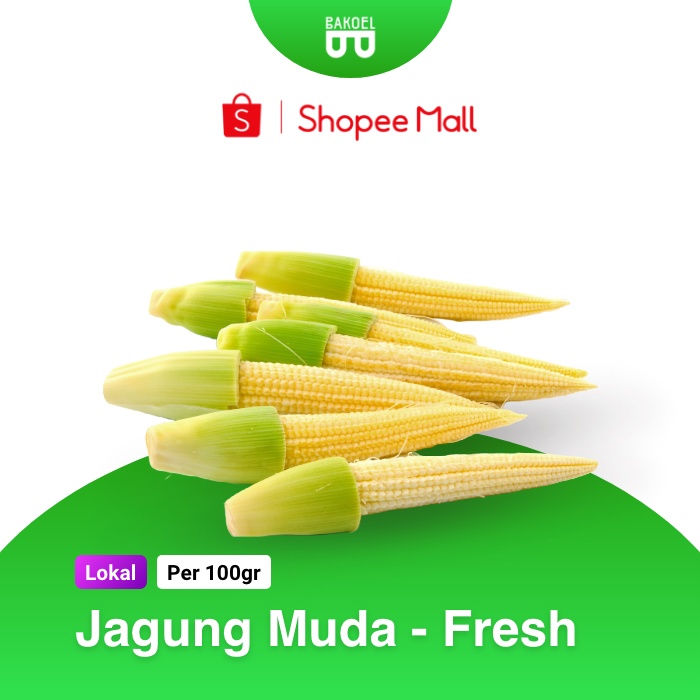 

Jagung Muda / Baby Corn Fresh - Bakoel Sayur Online