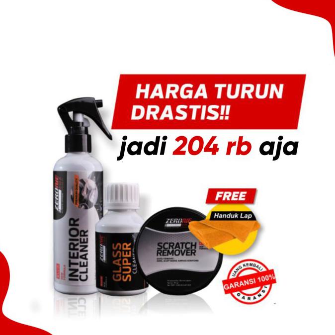 [[BISA COD]] Pembersih Mobil Autocare kit ZERONE untuk Noda Plafon Obat Jamur Kaca