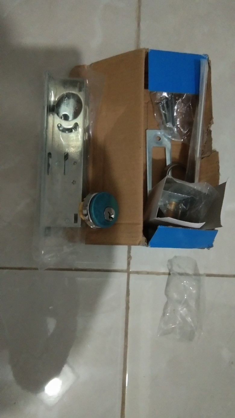 Aluminium Door Lock Kc 8128 Pendek/panjang Dekkson Kunci Pintu Swing Aluminium Kc-8128 Dekson