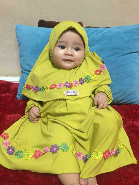 GAMIS FAHIRA SIZE 0-3 TAHUN GAMIS ANAK DAN BAYI