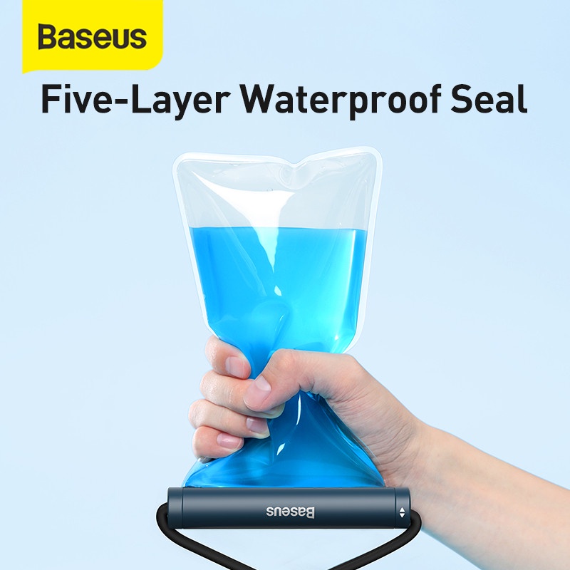 BASEUS LETS GO WATERPROOF BAG CASE HP ANTI AIR BASAH SLIP COVER