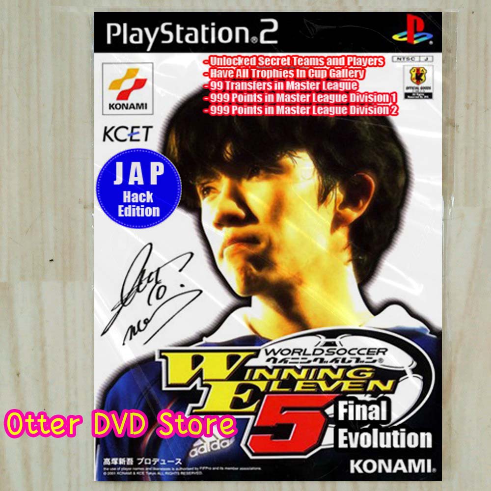 Kaset CD Game PS2 PS 2 Winning Eleven 5 - Final Evolution - Hack Edition