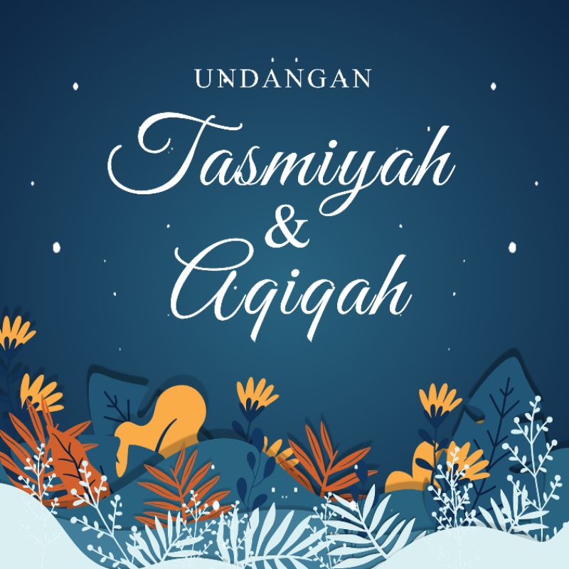 Jual Undangan Tasyakuran Aqiqah Video Undangan Walimatul Aqiqah Special