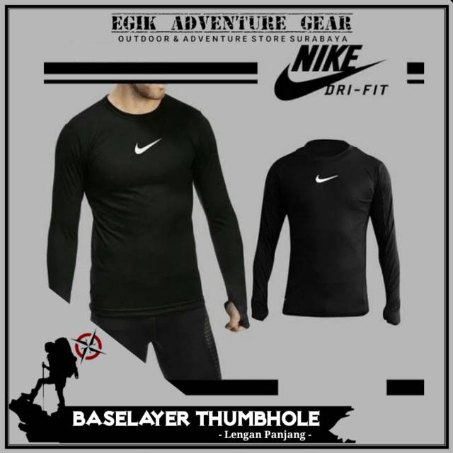 BASELAYER LENGAN PANJANG THUMBHOLE | BASELAYER | MANSET