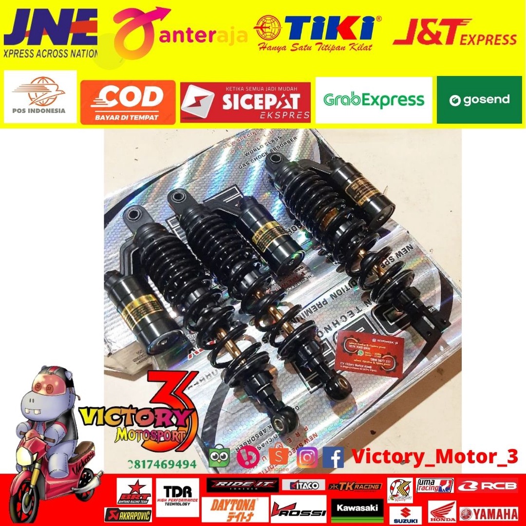 SHOCK MOTOR MURAH DBS BLACK AS GOLD PREMIUM 8894 for NMAX & PCX