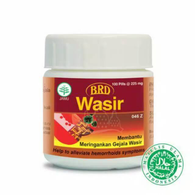 Wasir 100 Pil -Borobudur Herbal -Obat Wasir, Membantu meringankan gejala wasir & Obat ambeien Alami.