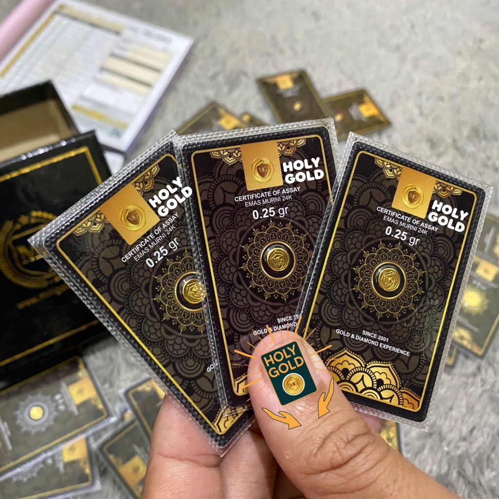Logam Mulia 24 karat Emas Batangan Minigold 0,25 gram Black Series Emas Hantaran Emas Hari Ini Bisa Tukar Antam