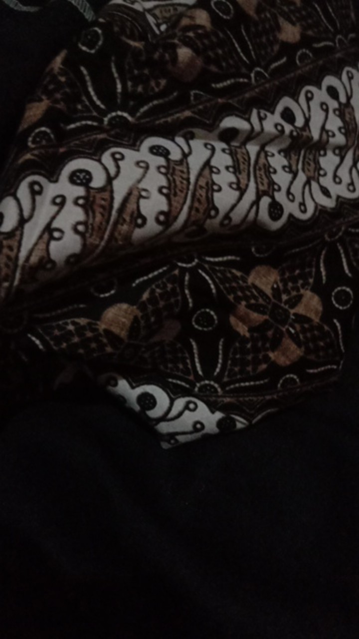 Tey-17 Batik Wanita Asj Sa Hrb026 Kenongo Kemeja Tosca Pendek