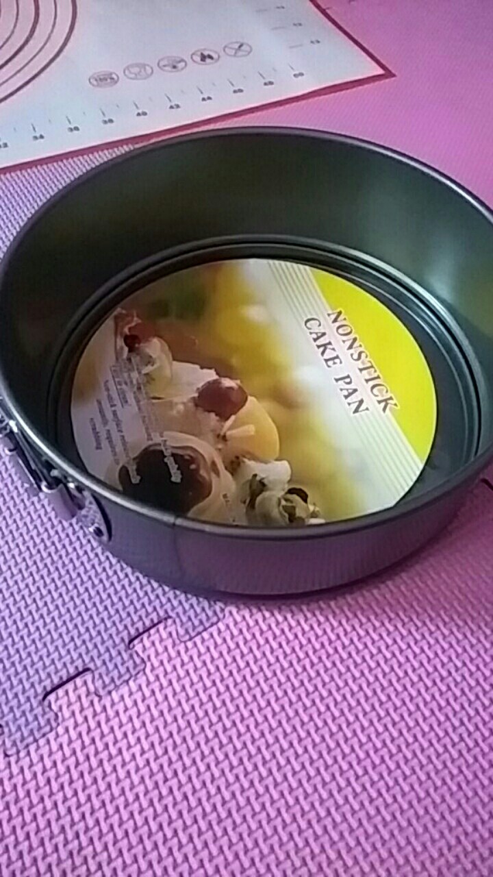 Mic 7 / 8 Logam Bulat Non-stick Kue Berbentuk Kue Alat Memanggang Nampan Timah