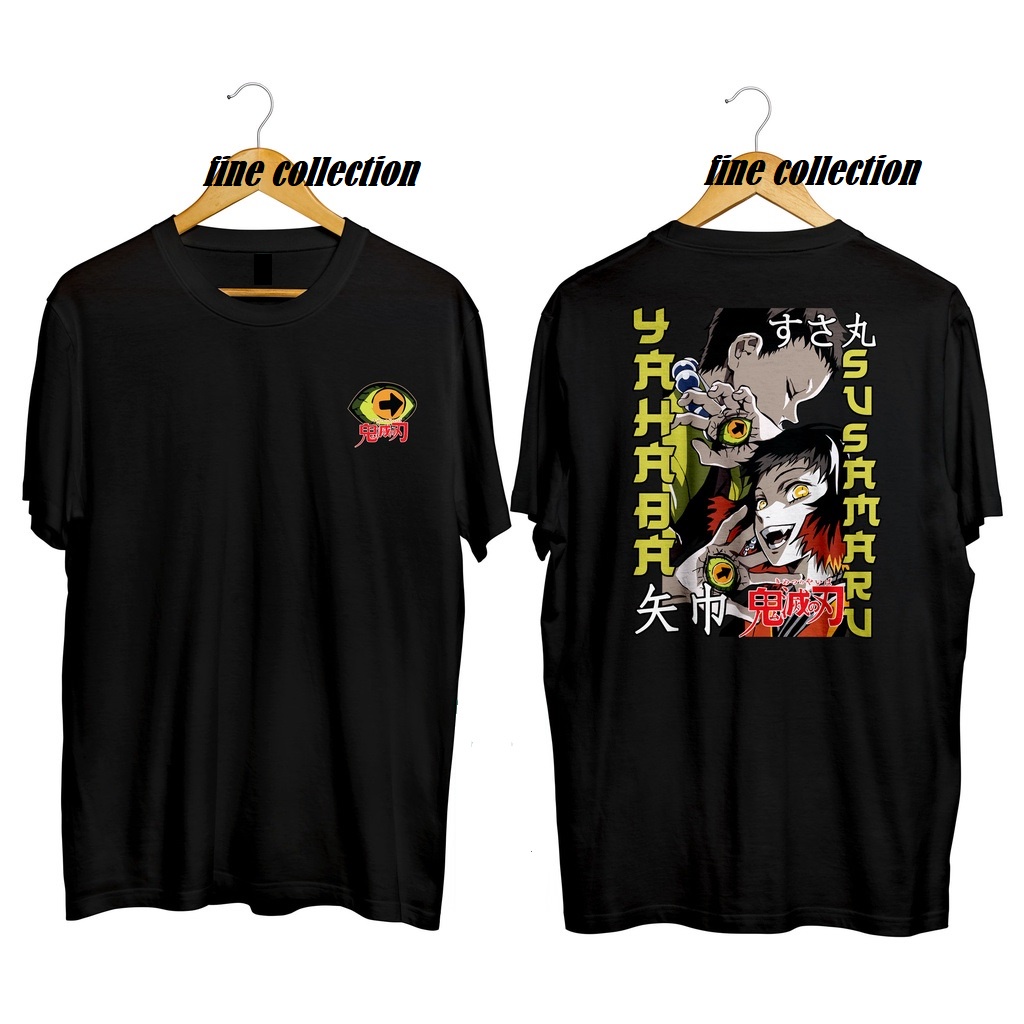 FC - Kaos Oversize Anime YAHABA SUSAMARU KIMETSU // Kaos Anime Japan T- shirt