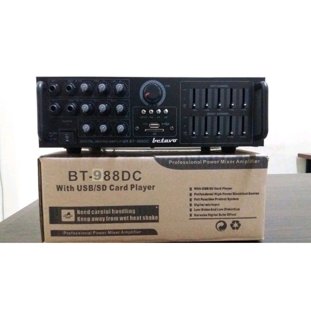 Jual MURAH POWER MIXER APLIFIER 4 CHL BETAVO BT 988DC Limited