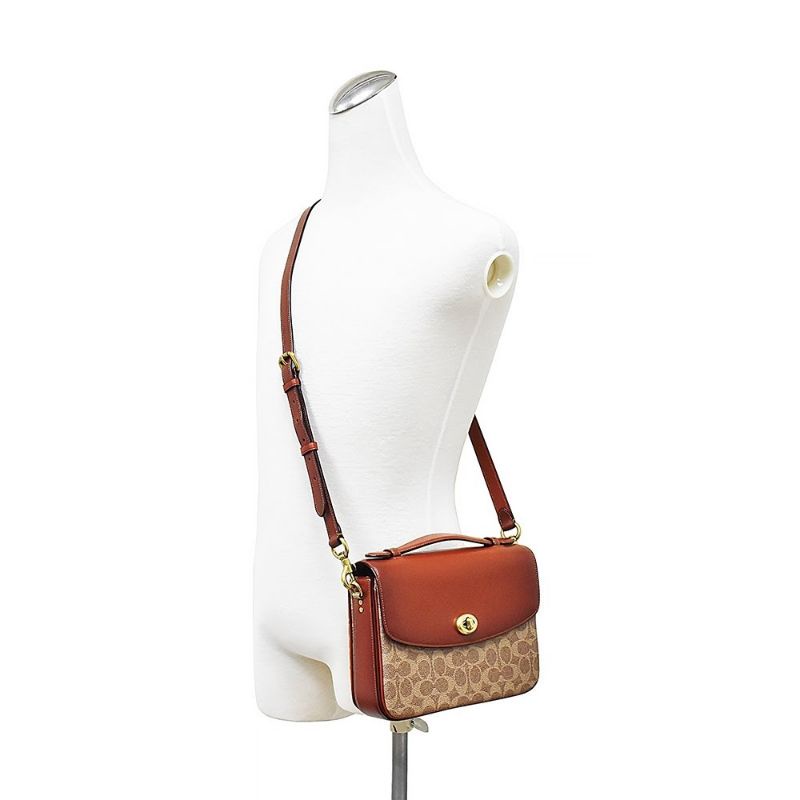 Coach Cassie Crossbody 19 In Signature Canvas - Tan Rust(89089)