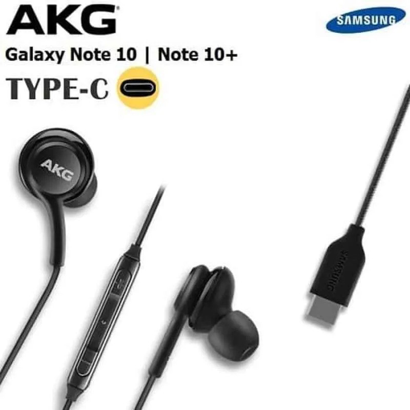 SAMSUNG Headset Earphone Galaxy Note 10+ Note 10 Plus Note 10 AKG Type C Handsfree Original