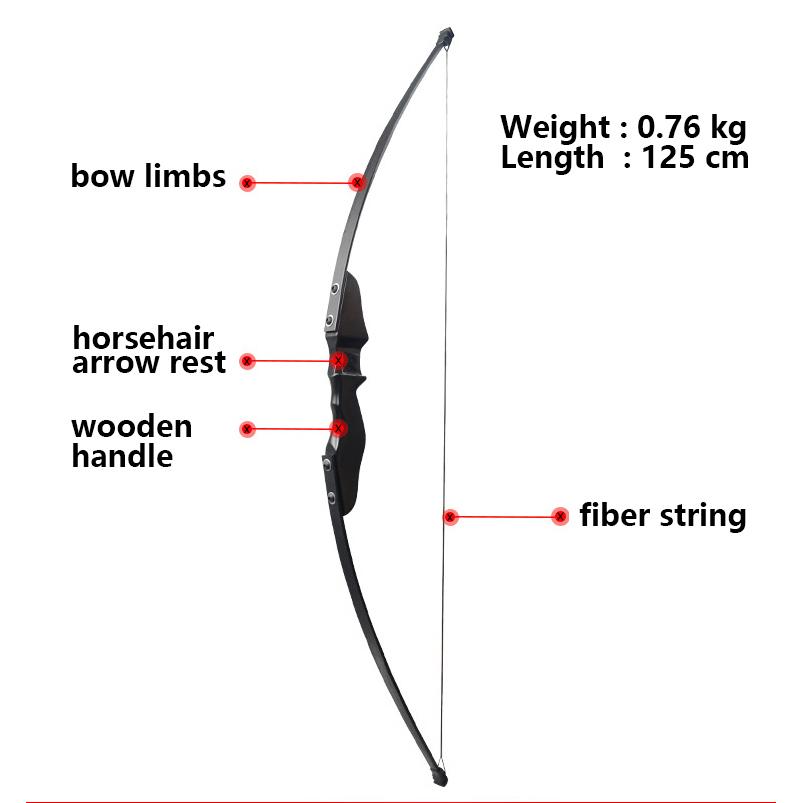 Busur Panah Powerful Recurve Archery Bow 40 LBS - 36215 - HTM