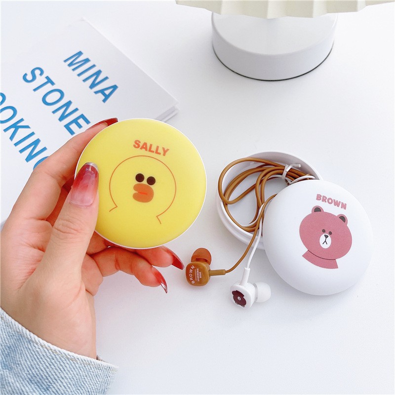 Headset Earphone In-Ear Kabel 3.5mm Dengan Mic Untuk Smartphone / Laptop