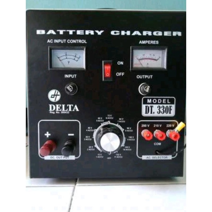 CHARGER AKI DELTA DT330F AKI MOTOR MOBIL