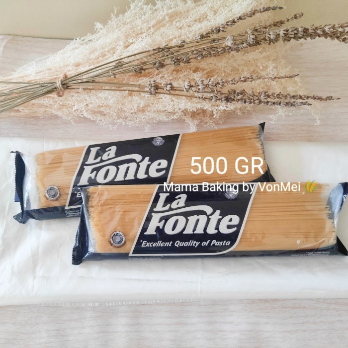 

Pasta-Aneka- La Fonte Pasta Spaghetti 450 Gr -Aneka-Pasta.