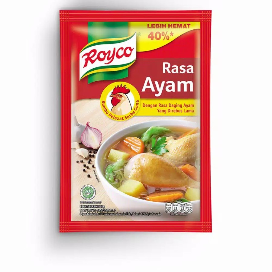 

Royco Bumbu Kaldu Ayam 230 gr - bumbu masakan - penyedap rasa