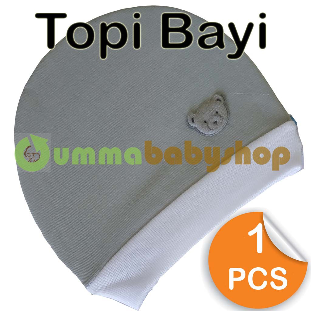 Topi Bayi Kupluk Polos Anak Topi Bulat