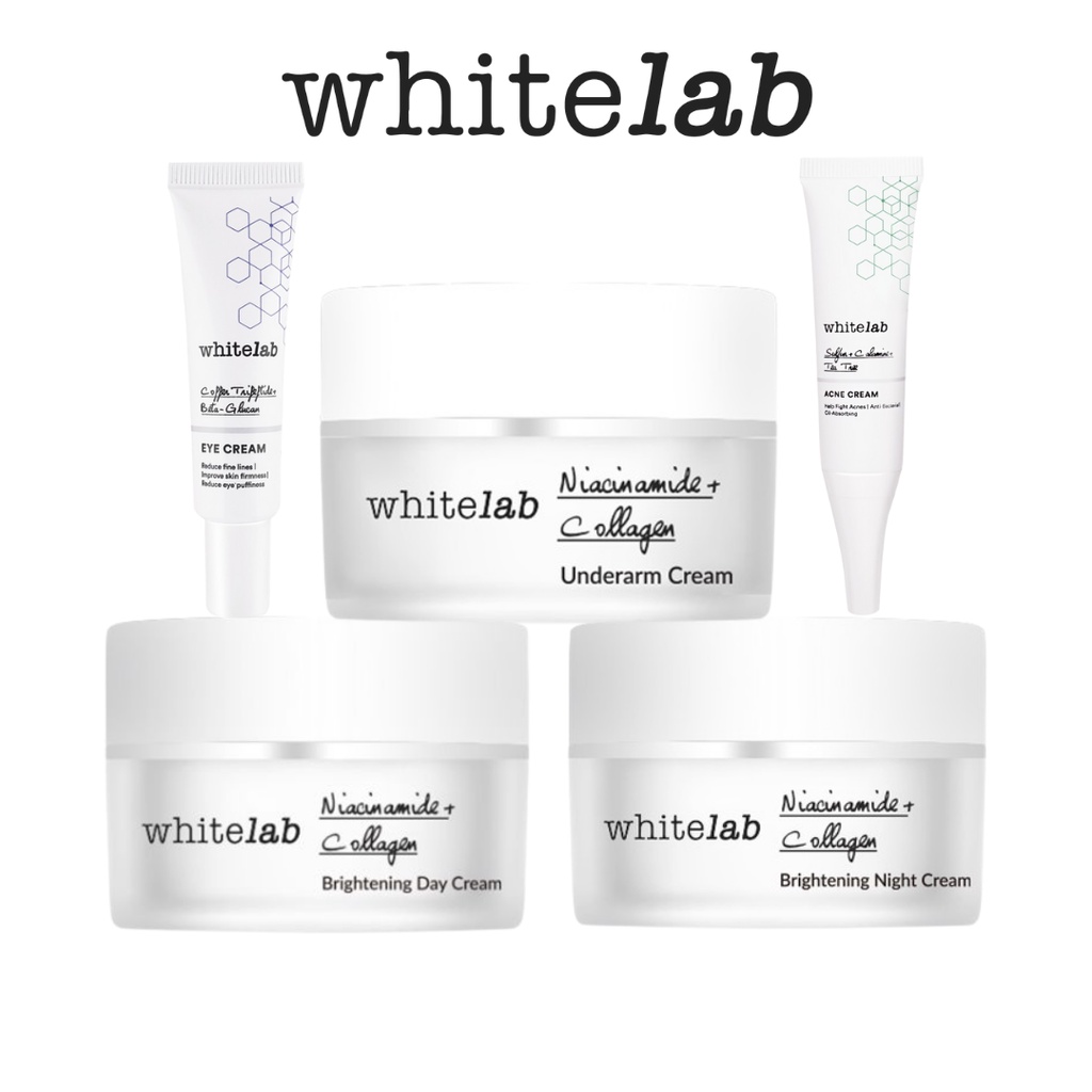 Whitelab Brightening Night Day Eye Acne Underarm Cream White Lab