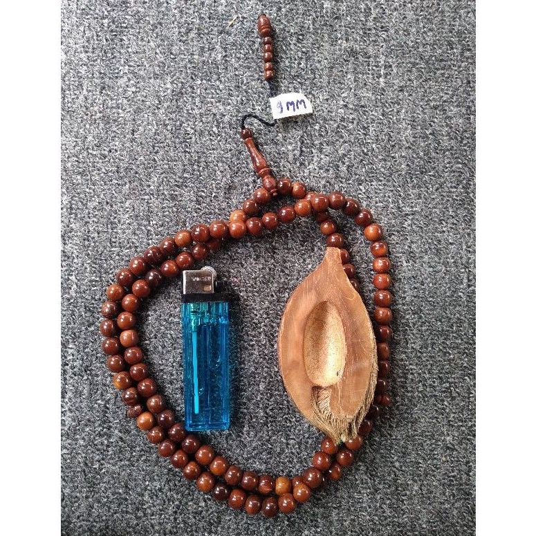 tasbih kokka bulat ± 9 mm ( 9mm ) 99 butir