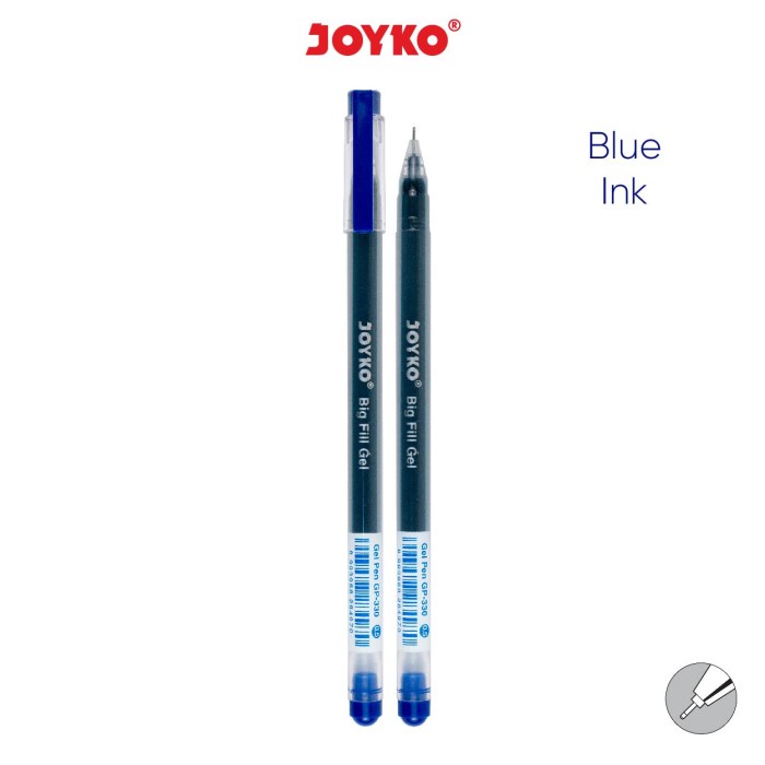 

Gel Pen Pulpen Pena Joyko GP-330 Big Fill Gel 0.5 mm