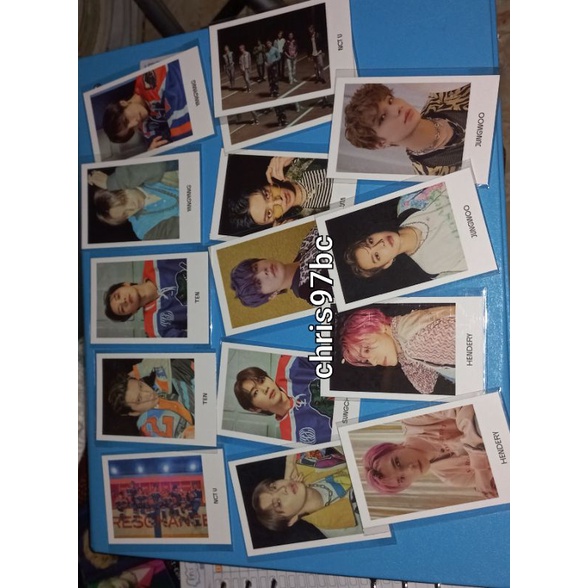NCT Kolbuk Polaroid 90's Love Work it Ten Yangyang Sungchan Yuta Hendery Jungwoo Group