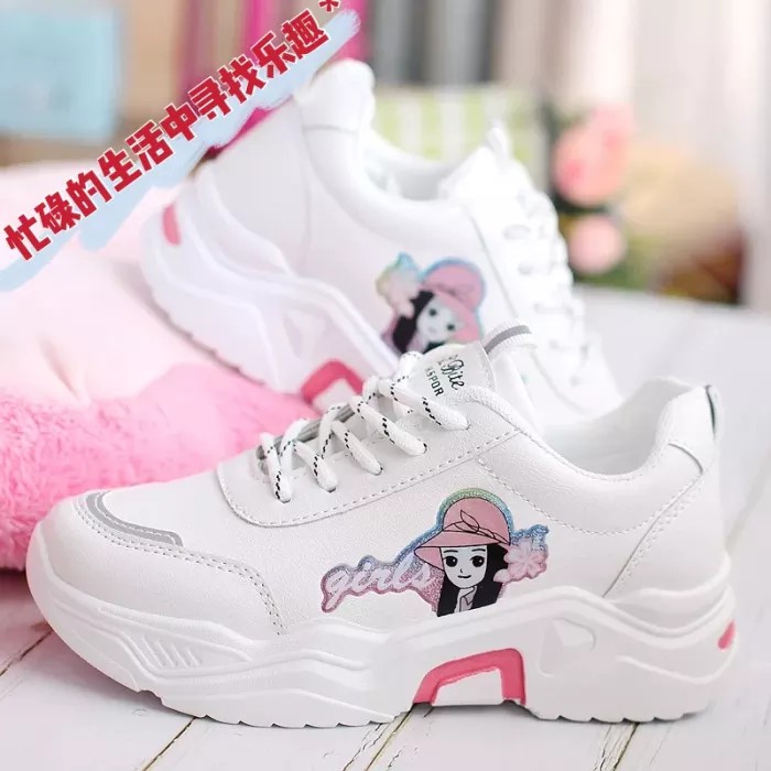 SNEAKERS BOOTS-SEPATU WANITA-SNEAKERS KOREA JF61