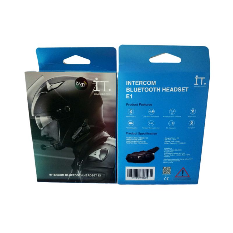 Intercom Bluetooth Helm IT E1-4