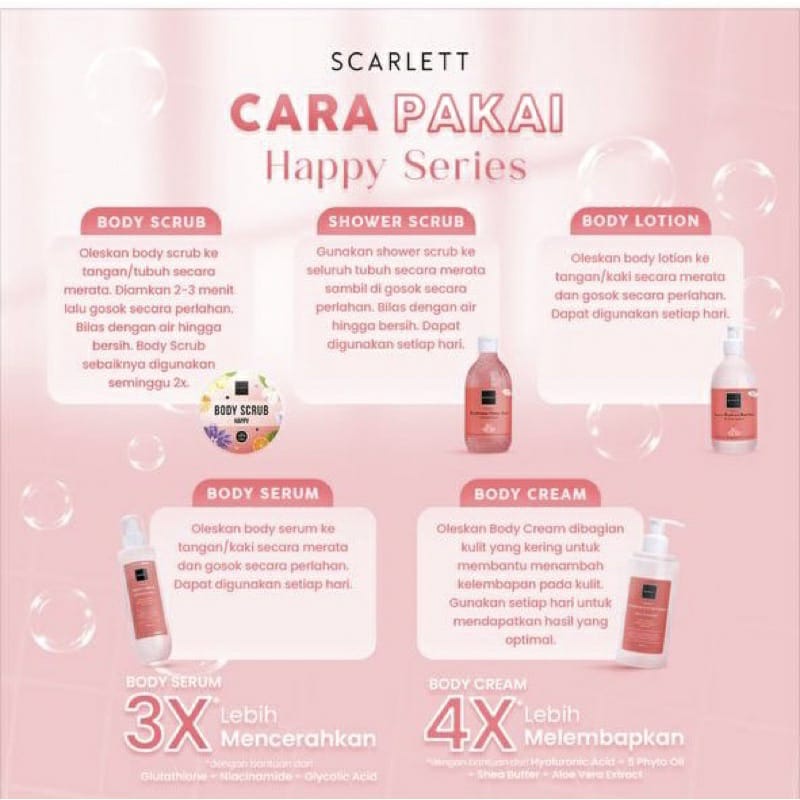 SCARLETT Whitening Happy Series