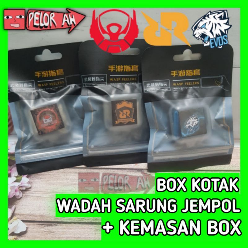 ( WADAH BOX KOTAK SAJA TANPA SARUNG JEMPOL ) WADAH SARUNG JEMPOL KOTAK PENYIMPANAN SARUNG JEMPOL