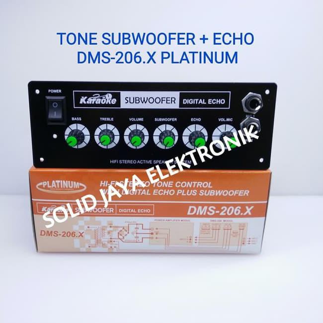 ¯ LG0 TONE CONTROL AKTIF ACTIVE DMS-206.X DMS 206 DMS206 PLATINUM ECHO + SUBWOOFER TONE KONTROL ✷