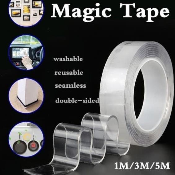 

♩ NANO MAGIC TAPE ISOLASI TAPE 2 SISI UKURAN 1MM-5METER ♖