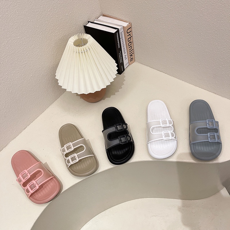 BV.ID SW673 SANDAL WANITA KARET JELLY BELANCE WANITA IMPORT SENDAL SLOP EVA EMPUK ANTI LICIN COD