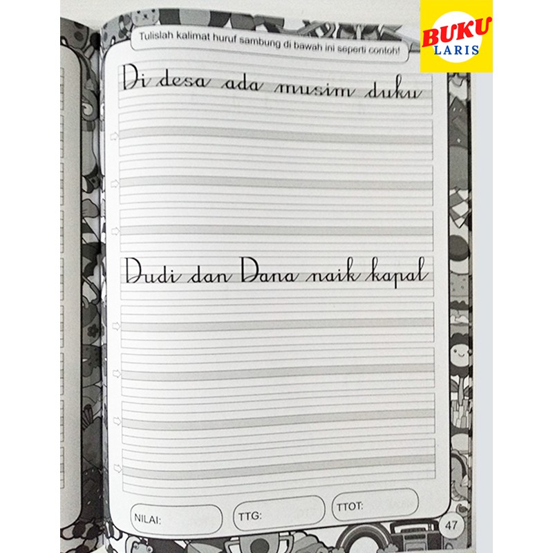 Best Promo Grosir Buku Anak Tk Sd Pandai Menulis Tegak Bersambung Praktis Lengkap Ukuran Besar Shopee Indonesia