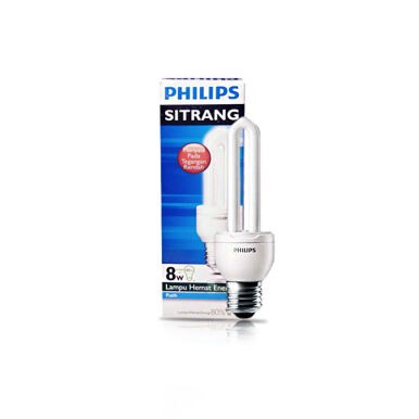 PHILIPS Lampu Sitrang 8W 8watt 8 watt philips