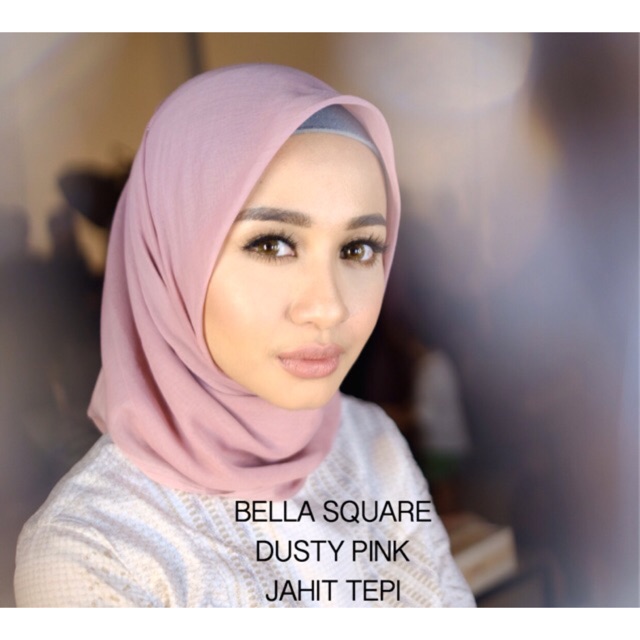  Bella square DUSTY PINK pollycotton Shopee Indonesia