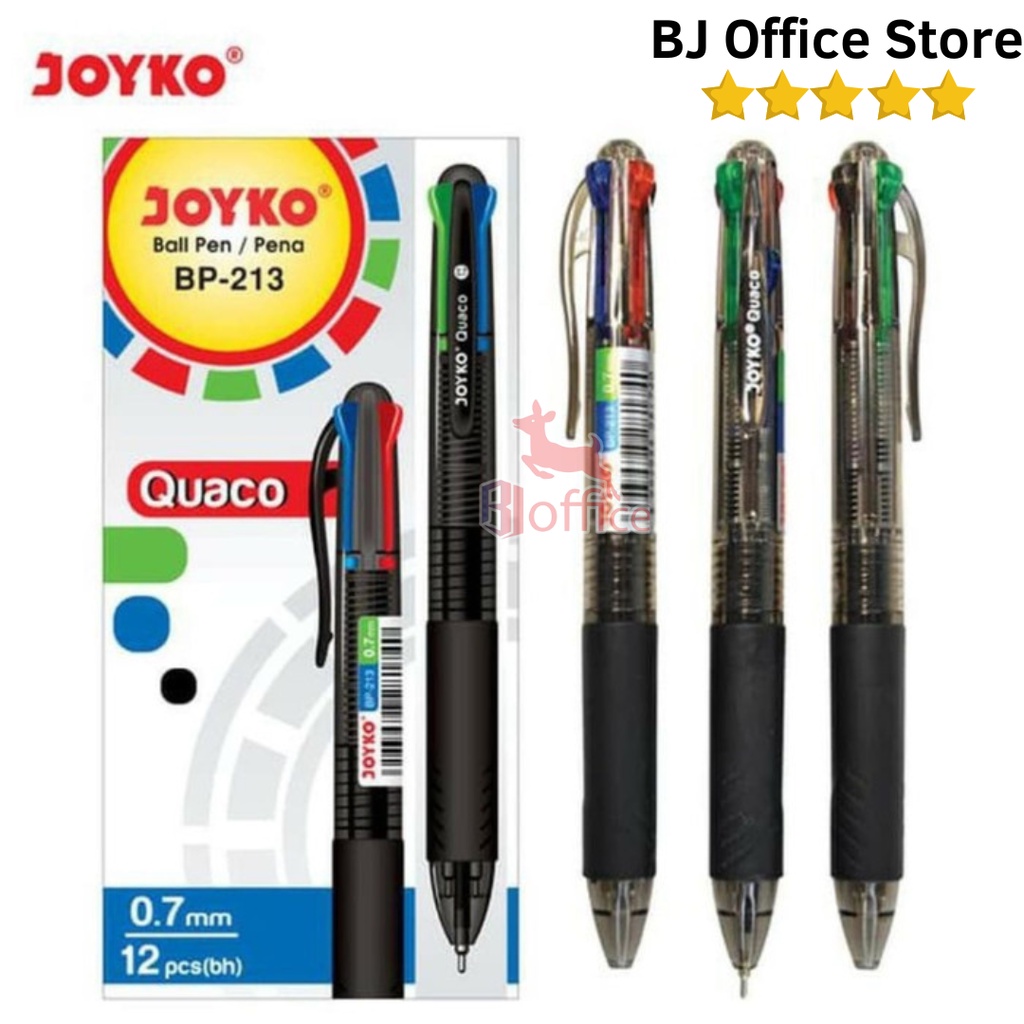 

Joyko Pulpen 4 Warna BP-213 0.7mm (isi 12 pcs)