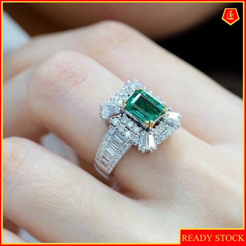 [Ready Stock]Fashion Luxury Diamond-Studded Ring