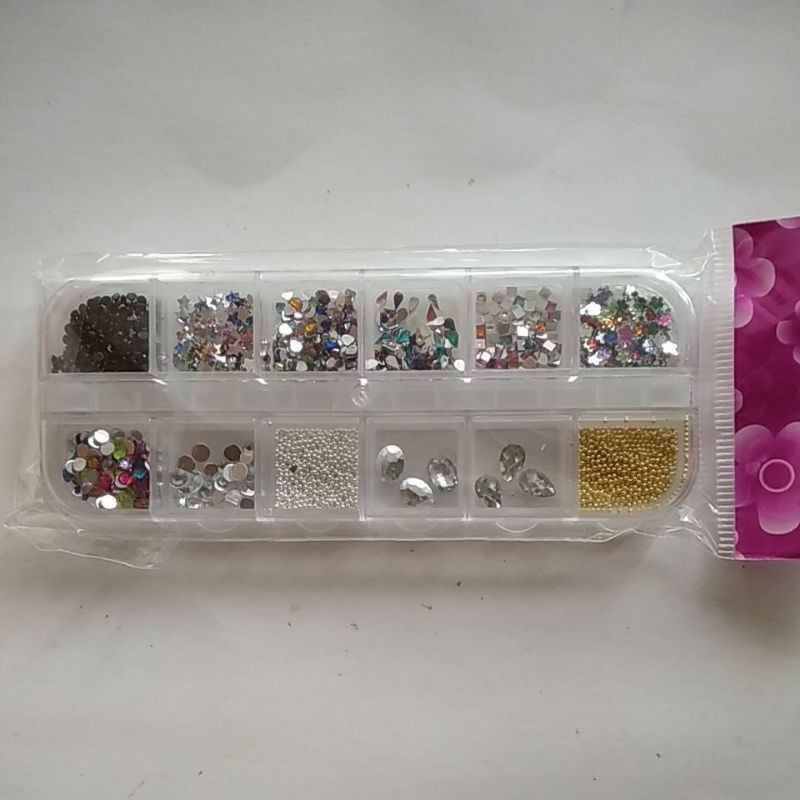 Manik-manik untuk Nail Arts/Dekorasi Nail Arts/Rhinestone