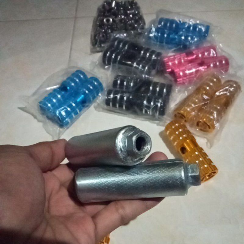 Jalu sepeda footstep sepeda pijakan kaki as roda aloy (2pcs)