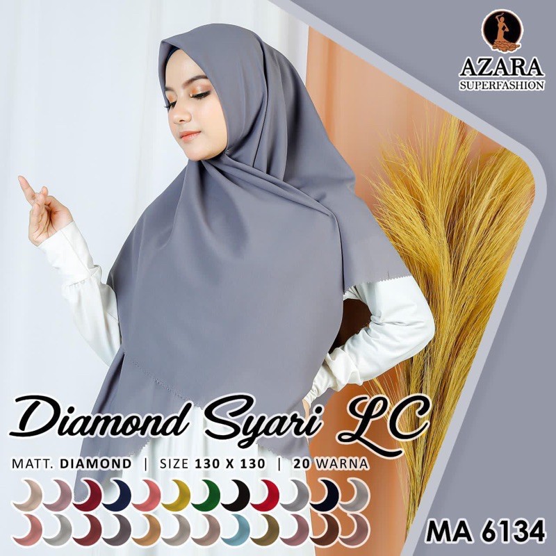 HIJAB SYARI JUMBO [130x130cm] Hijab Segi empat syari lasercut hijab azara syari hijab syari